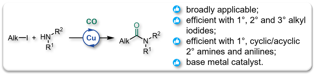 2022 Chem Eur J Carbonylative Coupling Iodoalkanes Amines